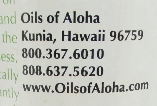Oils of Aloha Kukui Oil ideal for dry scalp and hair care.