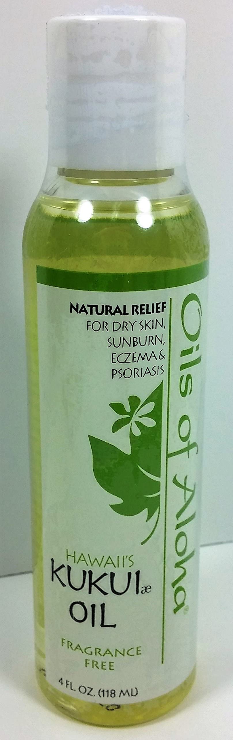 Oils of Aloha Kukui Oil pour demonstrates fast-penetrating moisture for dry skin.