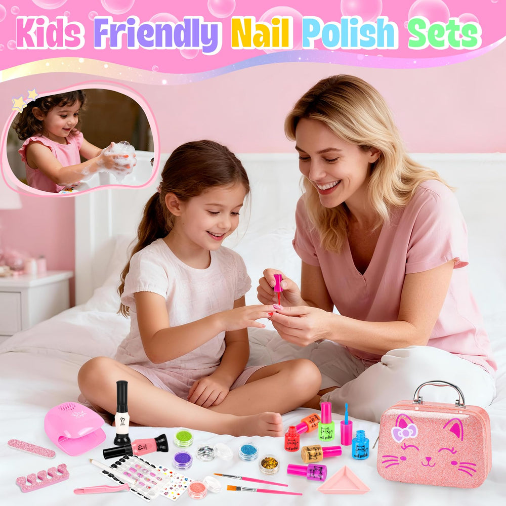 Oisacirg kids enjoying a manicure playtime with friends and family.