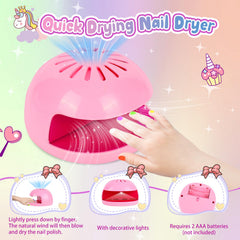 Oisacirg Kids Nail Polish Set 10 color polishes for mix-and-match looks.