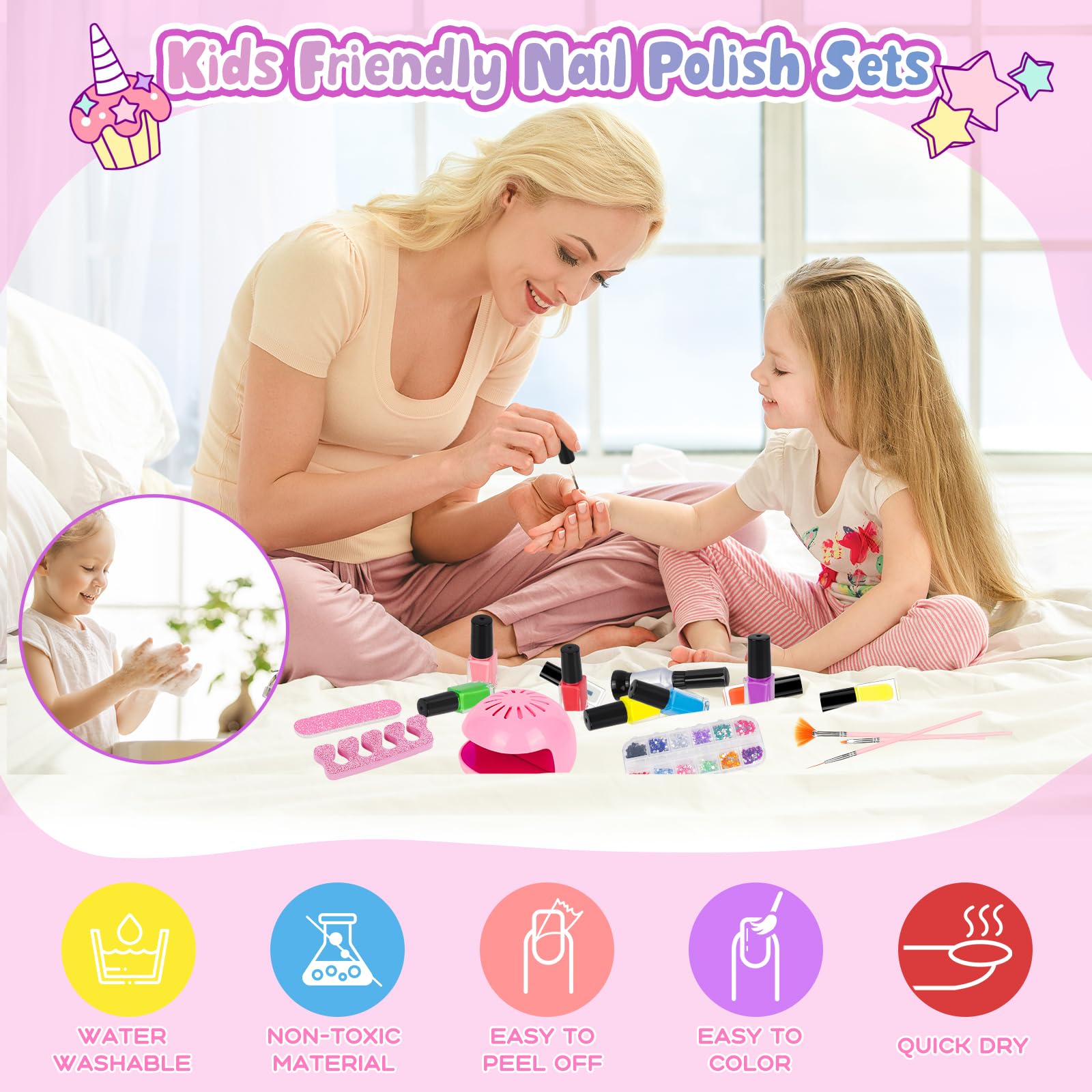 Oisacirg Wearable nails for imaginative, kid-friendly manicure options.