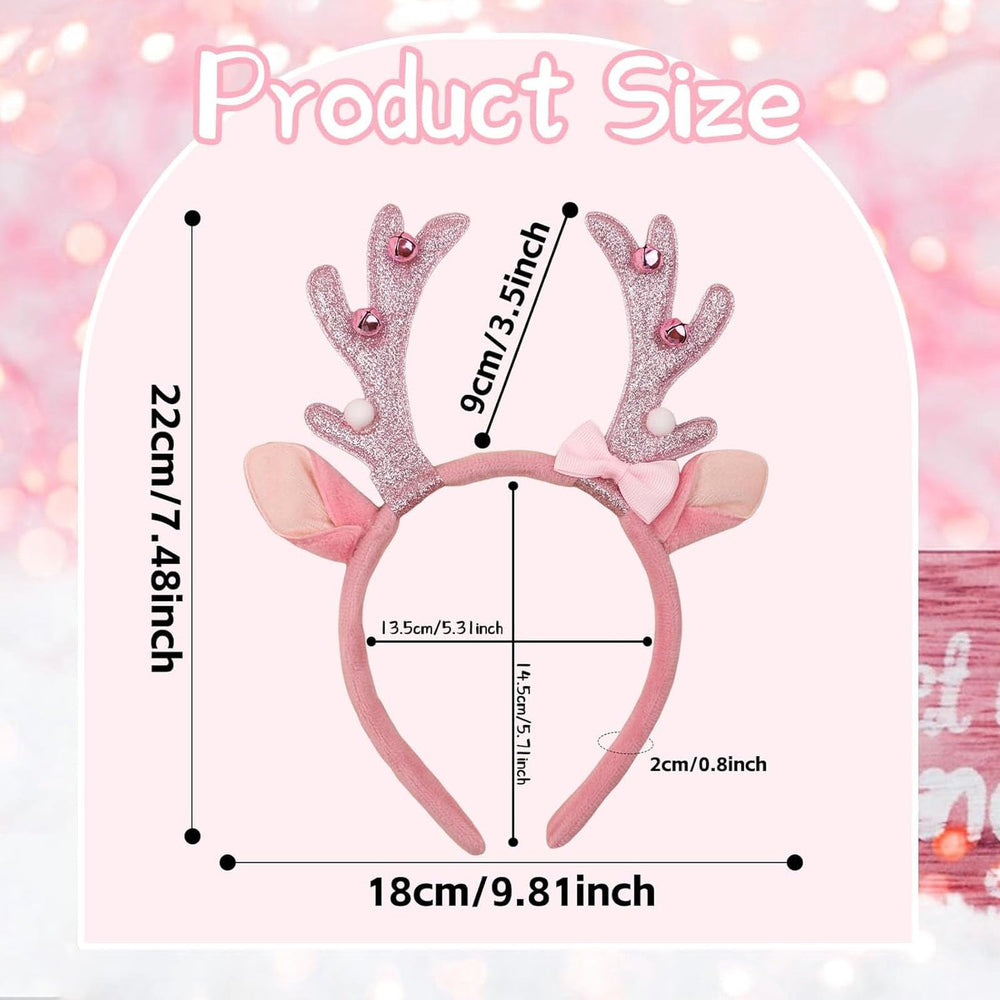 OIUUBBII pink glitter headband for easy styling and photogenic party looks.
