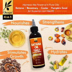 Okaga Batana Oil pour-drops for effortless nightly scalp care