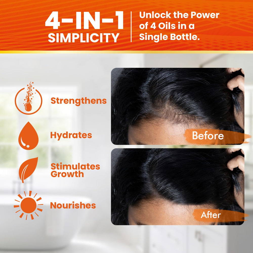 Okaga Batana Oil scalp massage scene suggests refreshing root nourishment