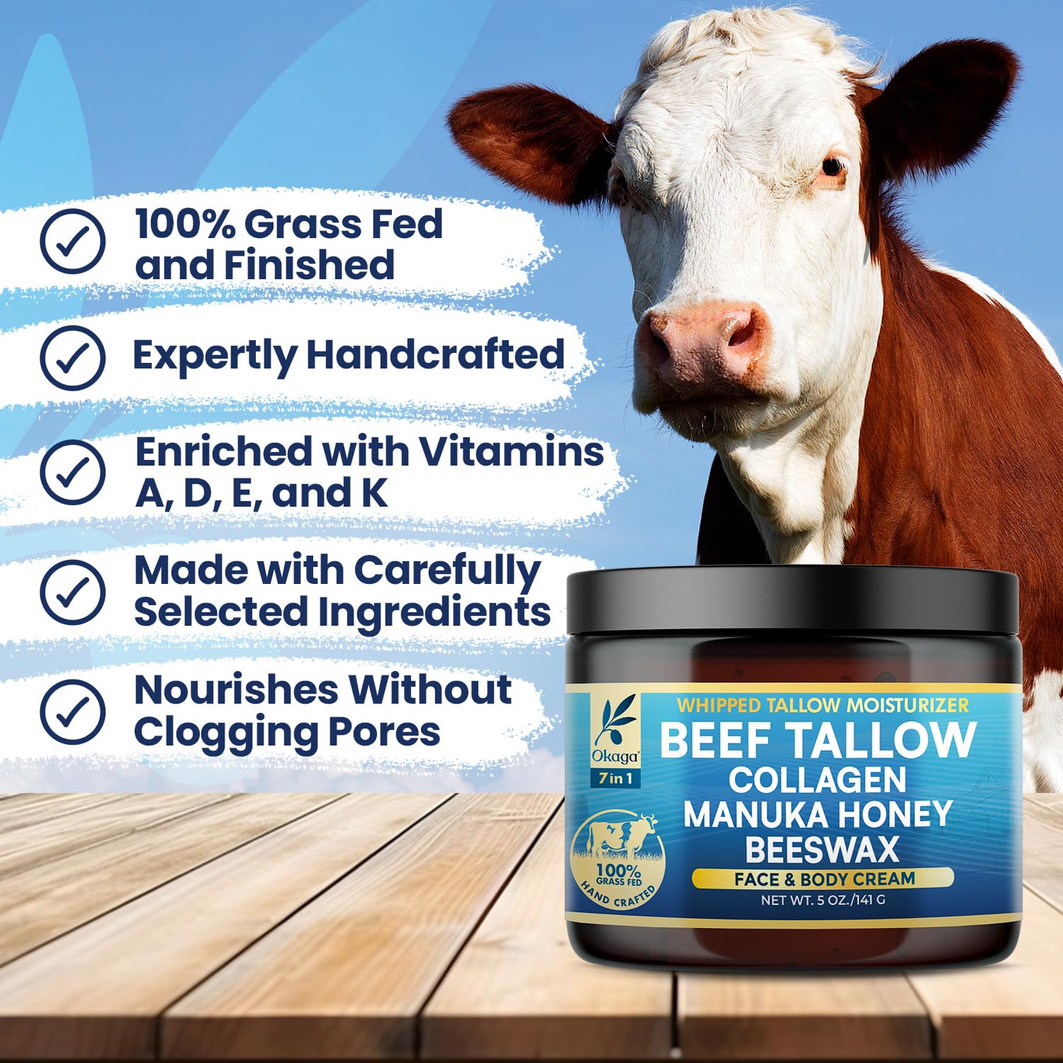 Okaga beef-tallow-balm elbows-knees targets dry areas effectively