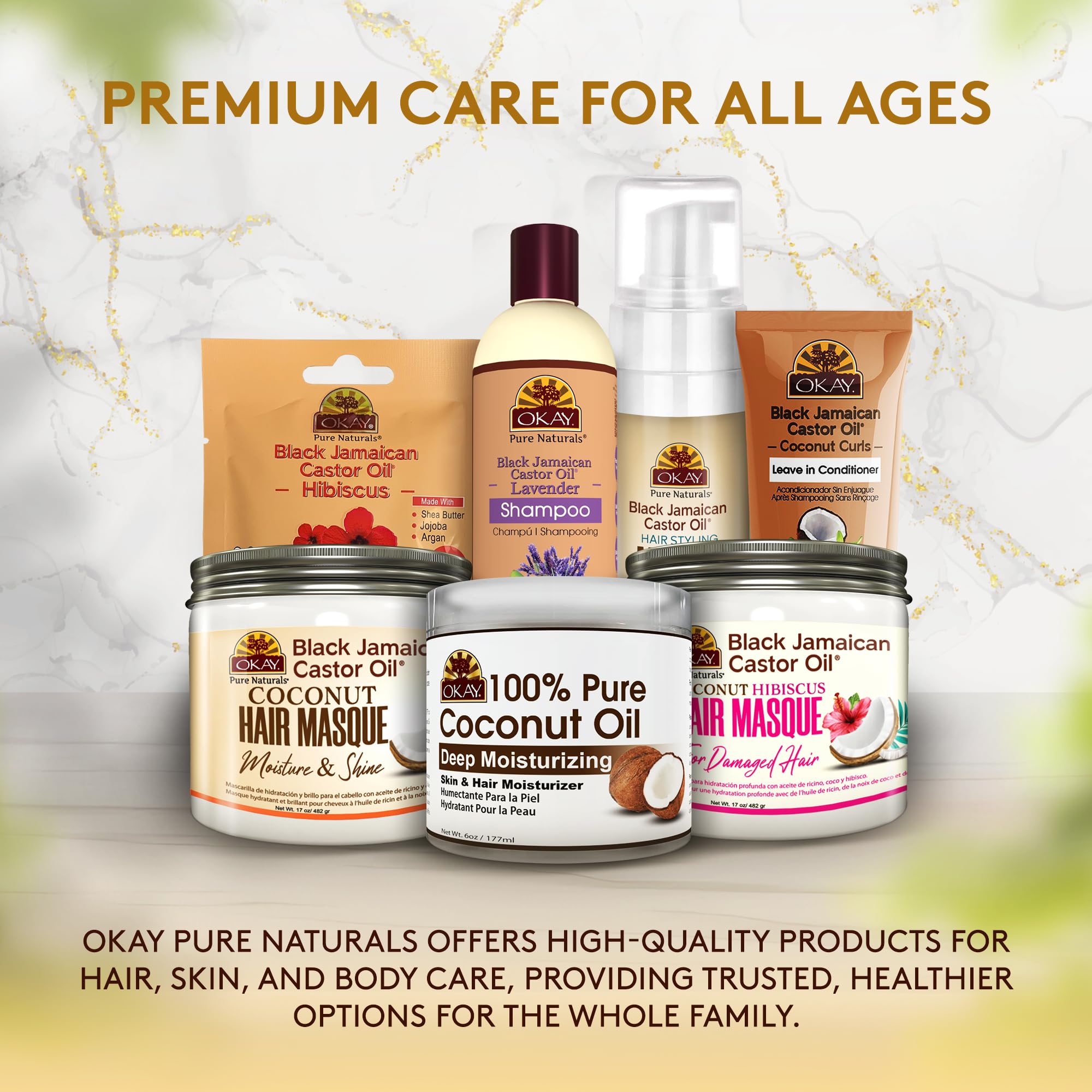 OKAY Shea Butter daily-use routine highlight for dry skin care.