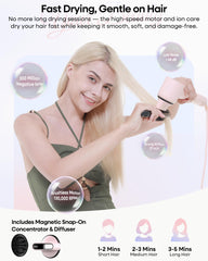 okaydeer negative ion technology hair styler reduces static for frizz control