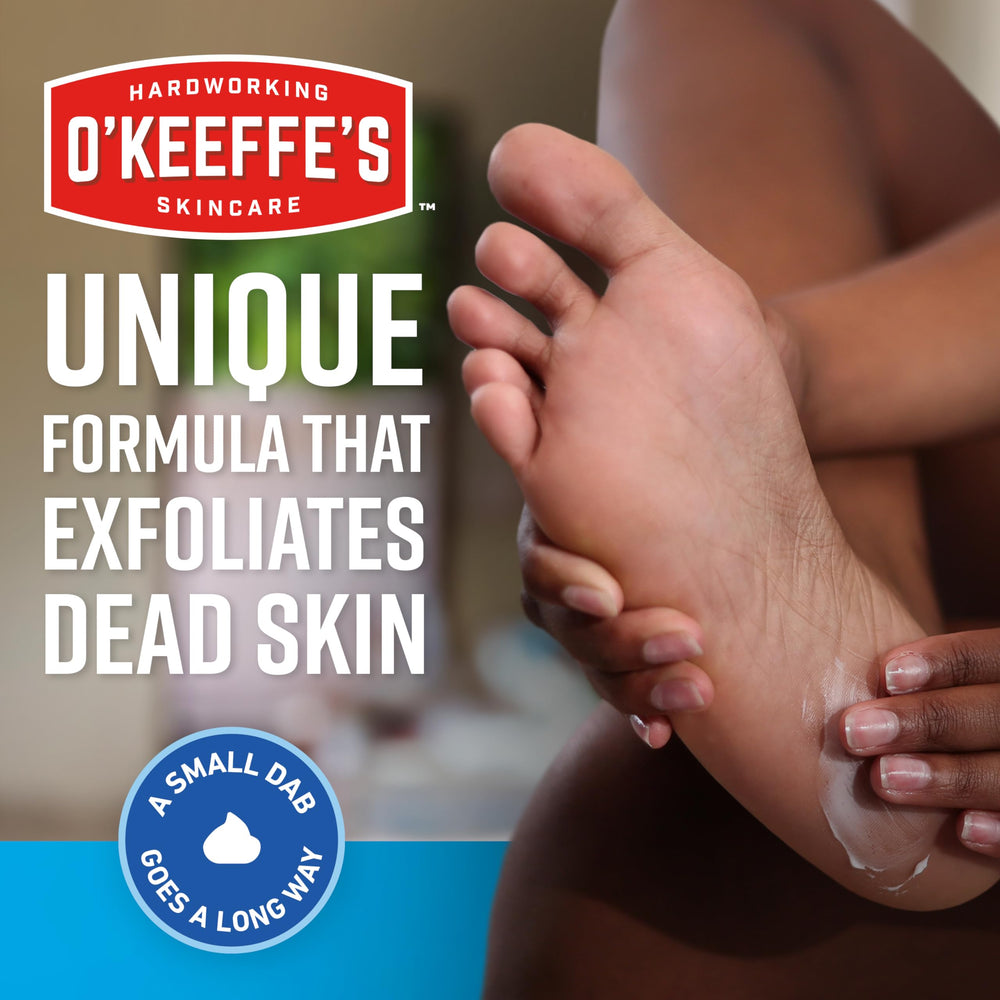 Before and after shots illustrate dramatic improvement in extremely dry feet.