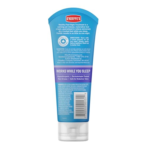 O'Keeffe's Night Treatment travel-size tube ready for on-the-go care.