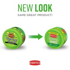 O'Keeffe's Working Hands application shot demonstrates daily use after washing for moisture protection.