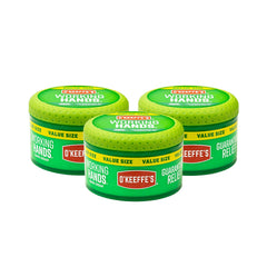 O'Keeffe's Working Hands 3-pack pack shot with unscented, non-greasy relief for dry hands.