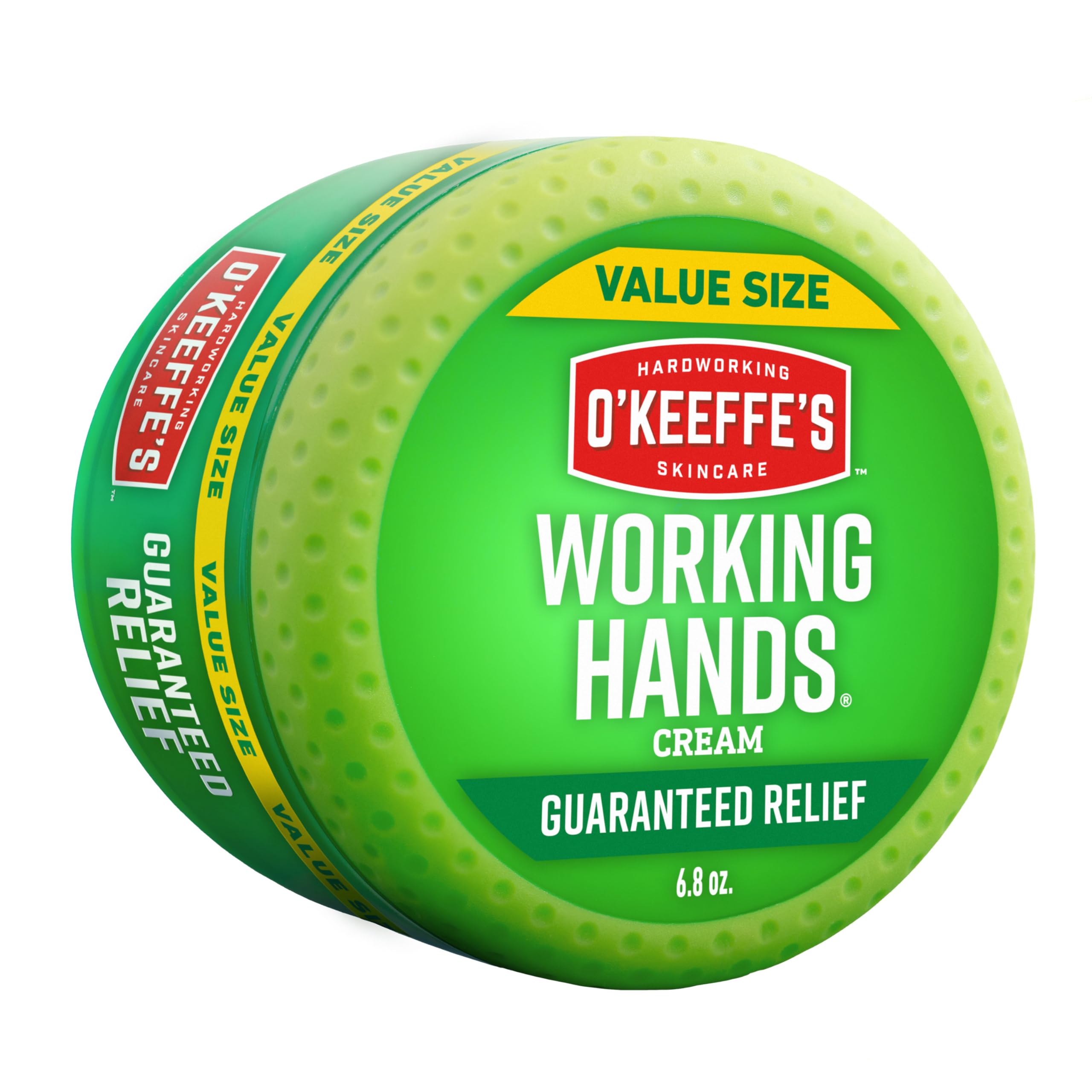 O'Keeffe's Working Hands jar 6.8oz ready to deliver fast moisture for dry hands.