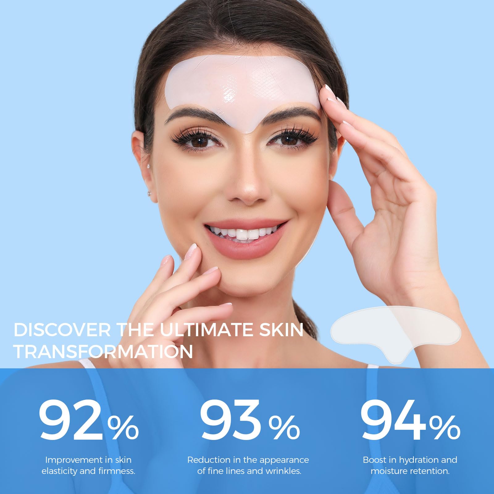 Okela hydrogel forehead patches hydrate with seaweed polysaccharides for refreshed skin