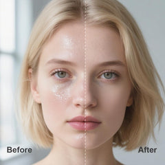 Okerker blotting paper on the face delivers gentle oil removal without tugging or irritation.