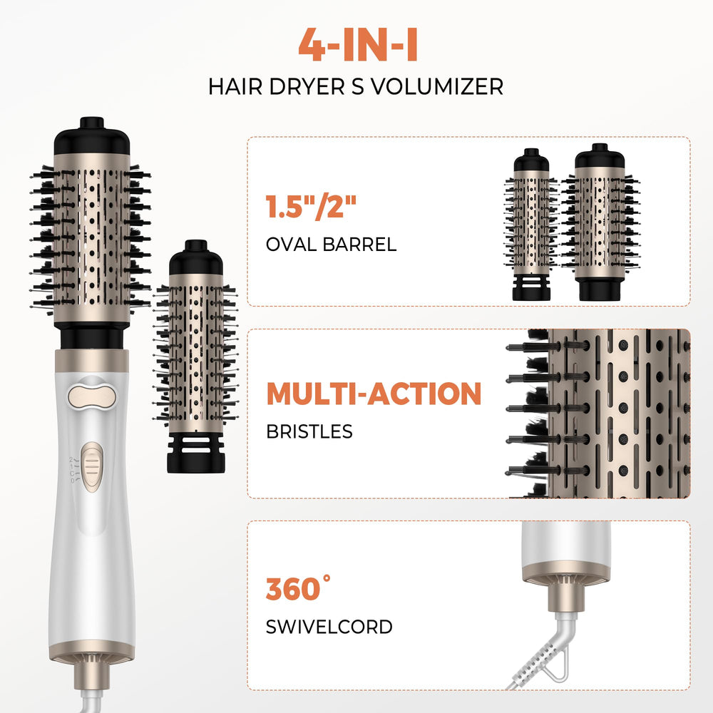 OKWRAP 360-degree swivel cord enables flexible styling with ease