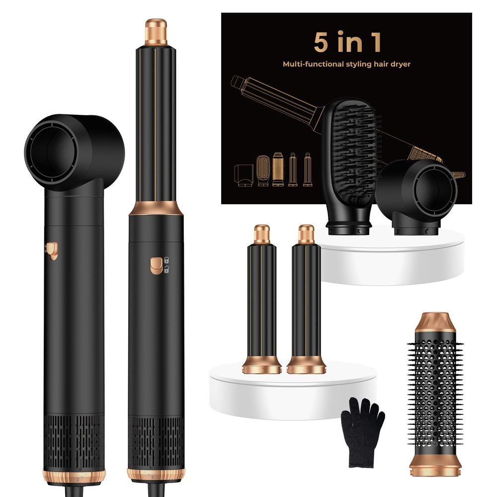 OKWRAP 5-in-1 hair dryer brush set main image for versatile at-home styling