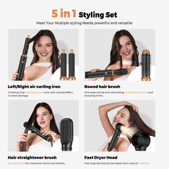 OKWRAP hair dryer brush with three heat settings delivers fast, gentle drying
