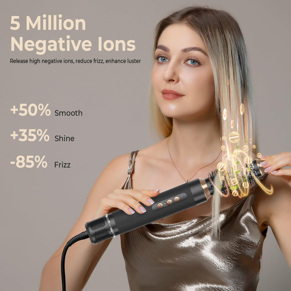 OKWRAP round brush attachment adds volume while drying hair