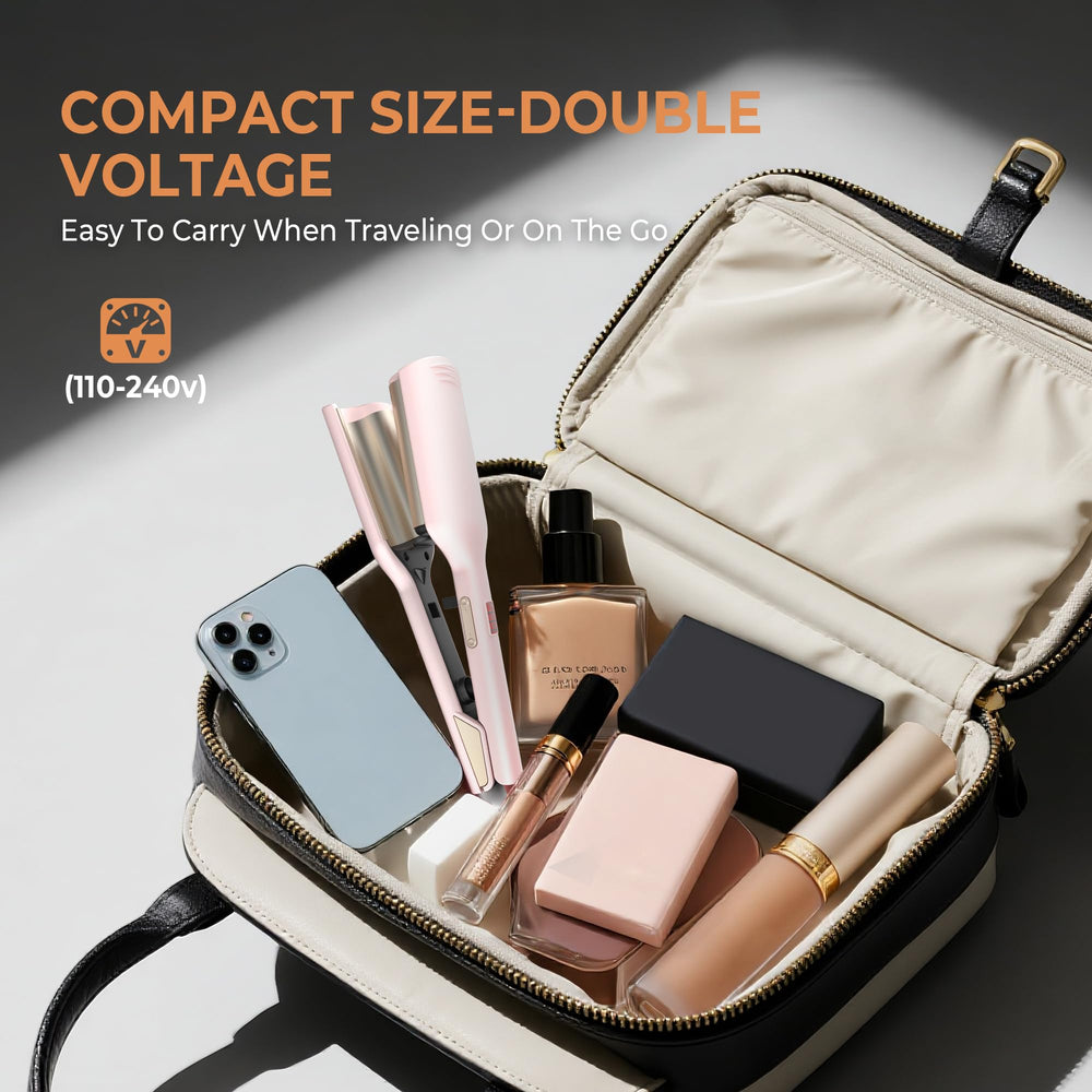 OKWRAP Waver pink double voltage for worldwide styling