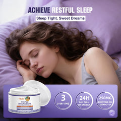 OLACLUK magnesium lotion lavender-drops highlights soothing essential oil for bedtime comfort.
