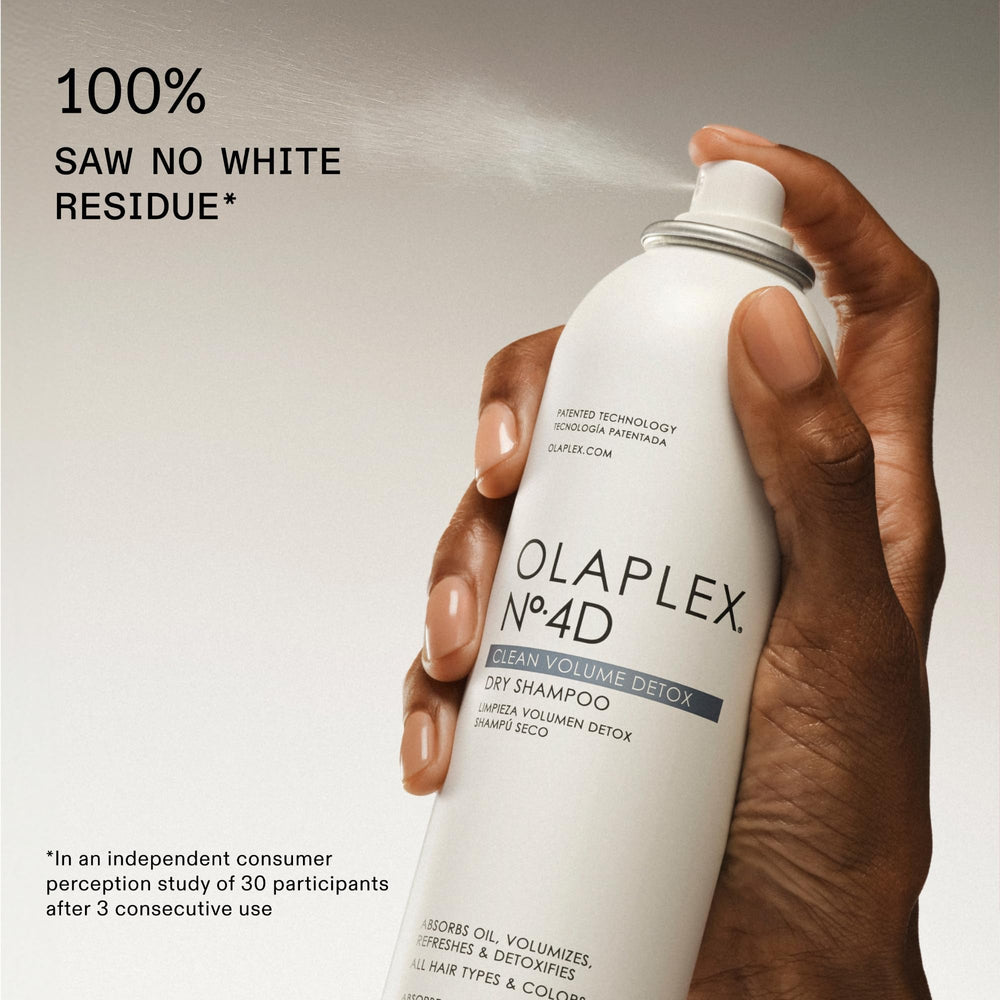 Olaplex No.4D no powder residue ensures a seamless finish