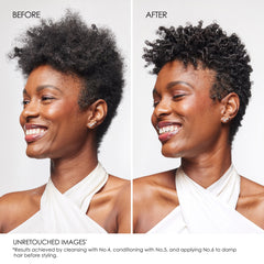 Olaplex packaging on shelf highlights vegan, color-safe formula