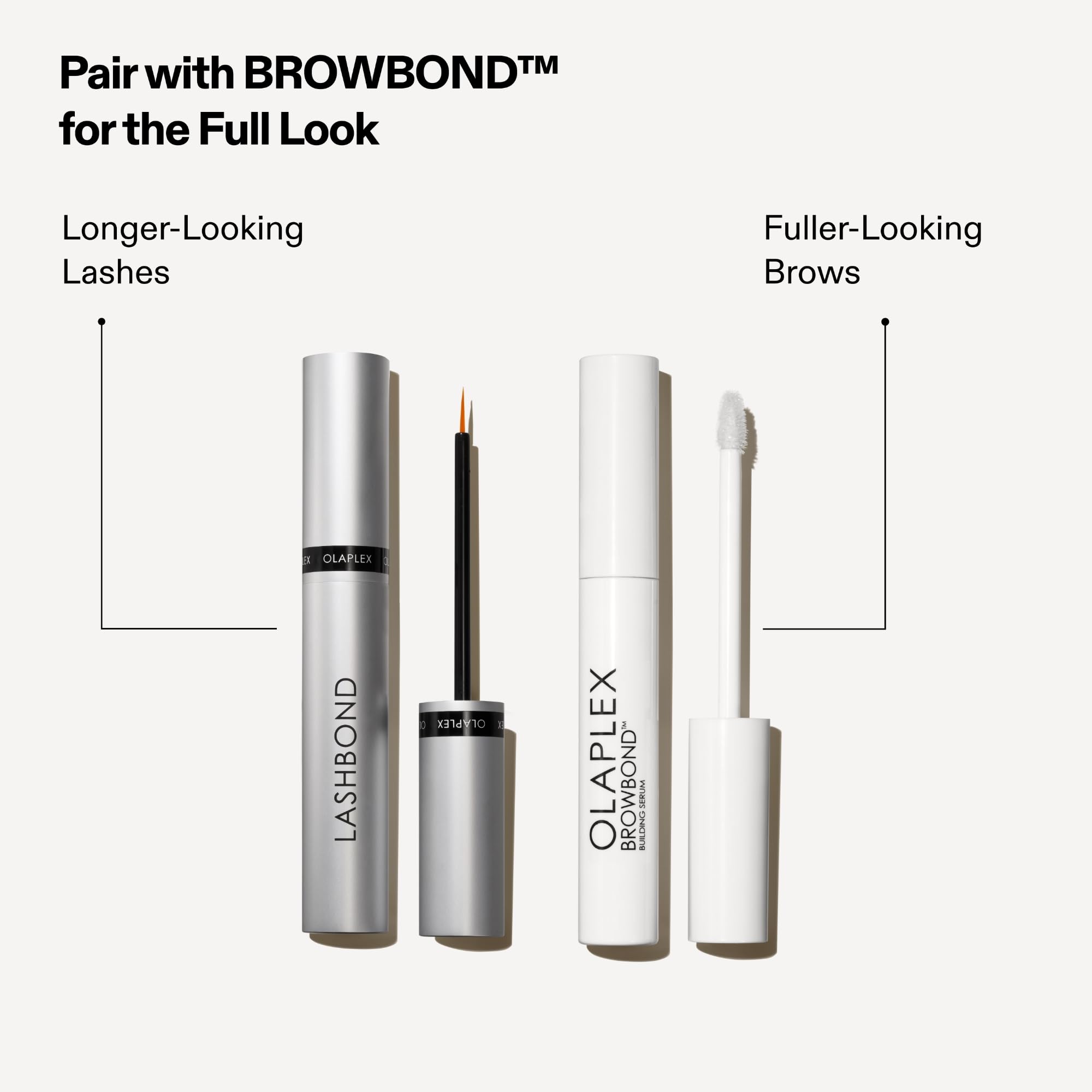 Olaplex Hyaluronic Acid Biotin visual communicates nourishing lash care for hydrated, less brittle lashes.