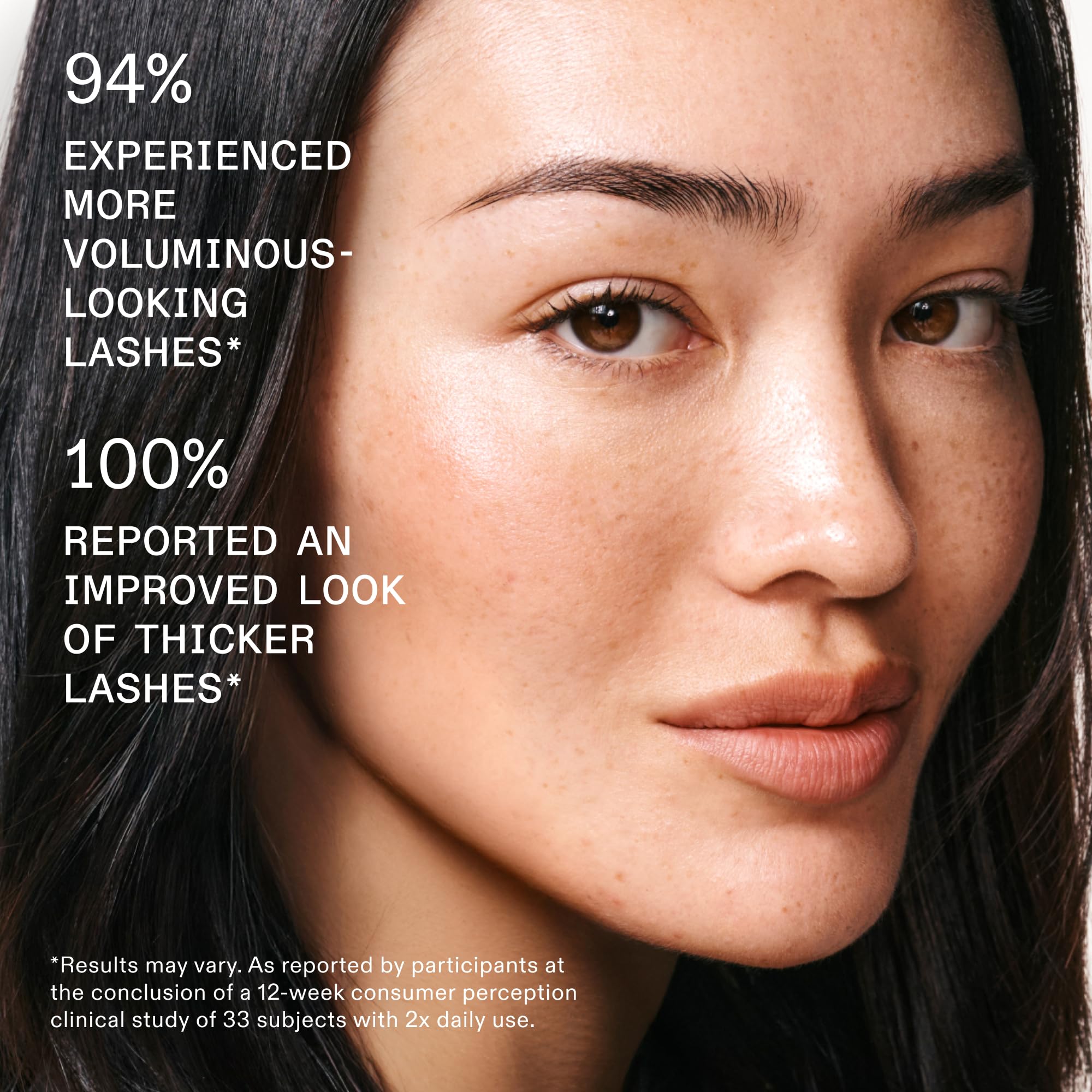 Olaplex LashBond Serum on-lid application aids precise nightly use for healthier-looking lash growth.