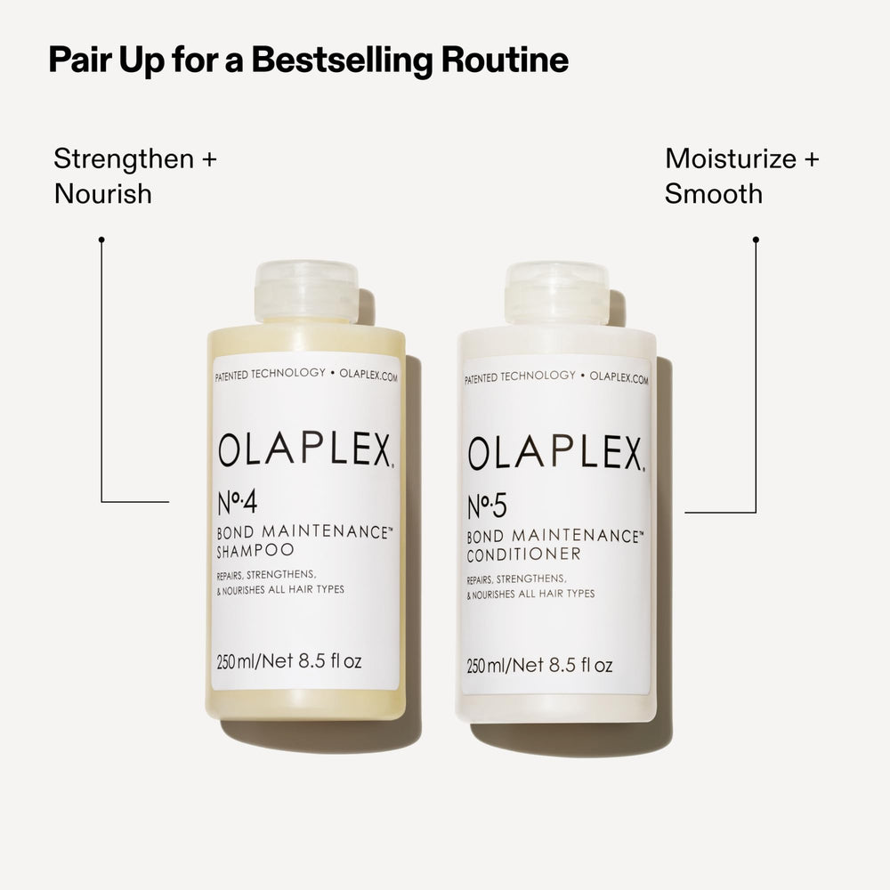 Olaplex N4 Bond Maintenance Shampoo bottle pump for easy dispensing.