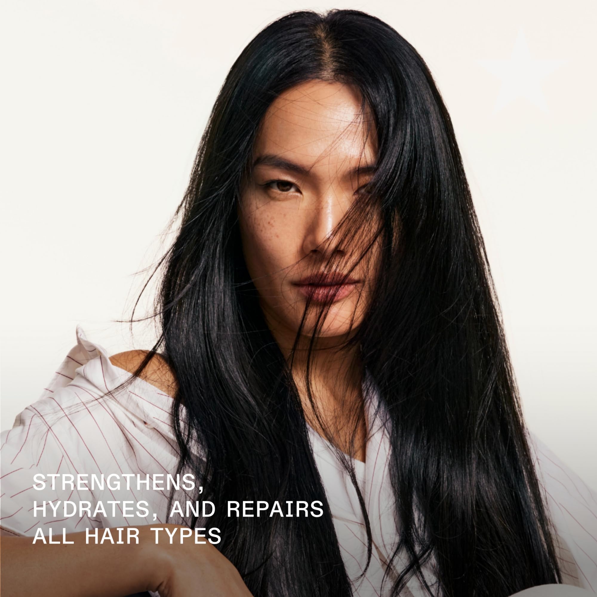 Olaplex N4 Bond Maintenance Shampoo wet-hair shot shows smooth detangling.