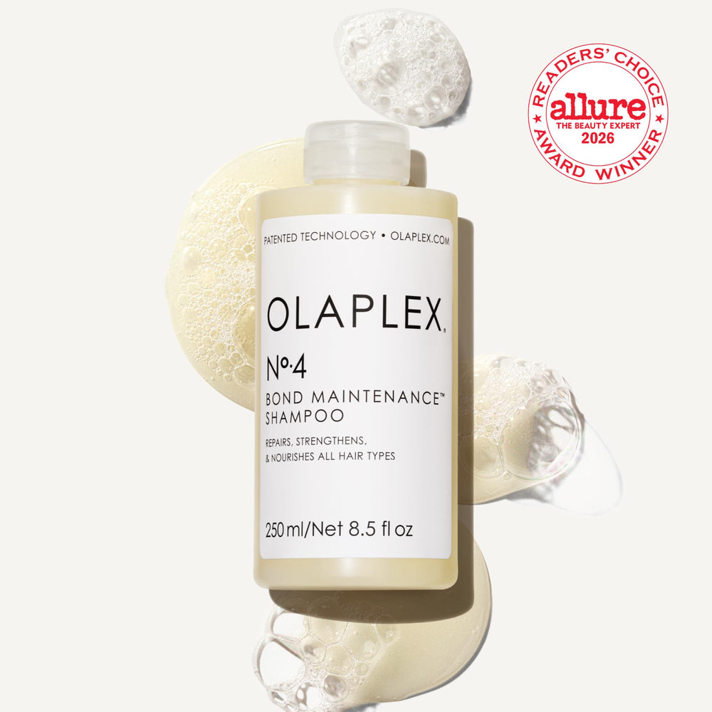 Olaplex N4 shampoo lather view demonstrates hydrating cleansing action.