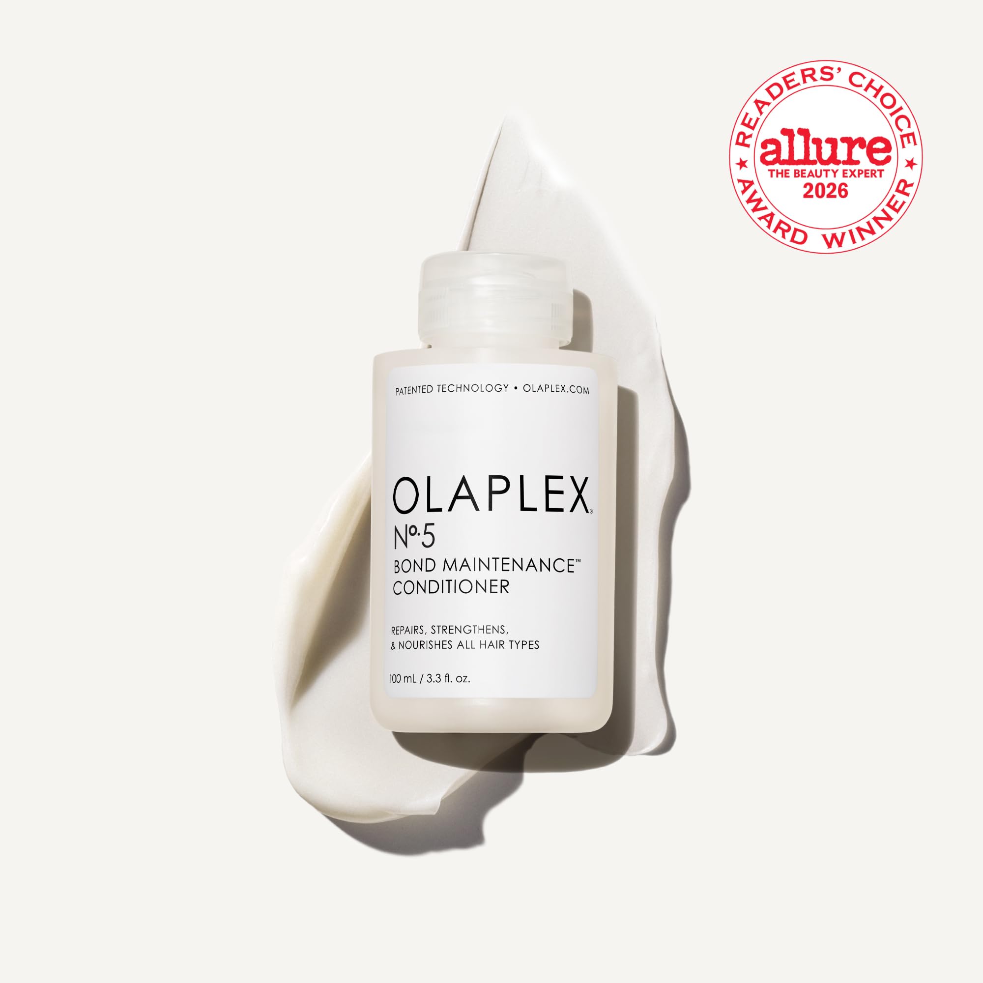 Olaplex N°5 bottle pump enabling easy, precise application for detangling.
