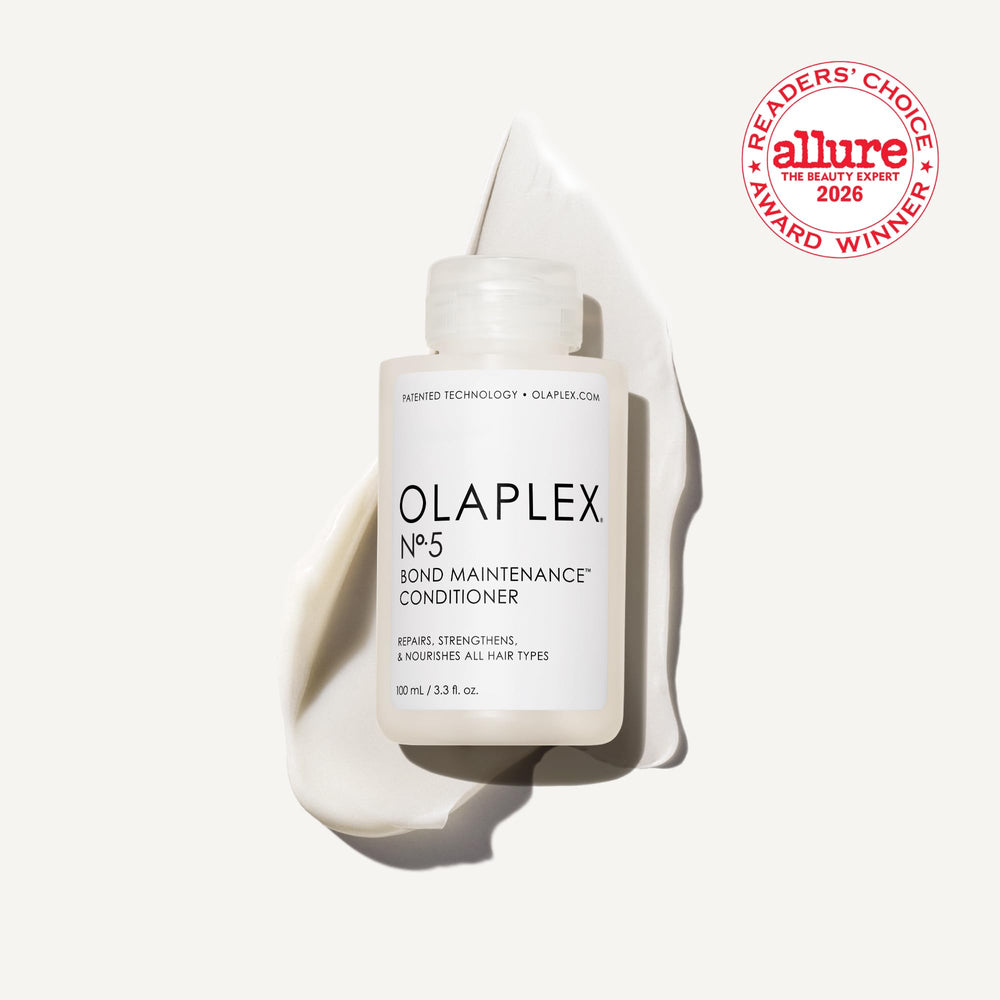 Olaplex N°5 bottle pump enabling easy, precise application for detangling.