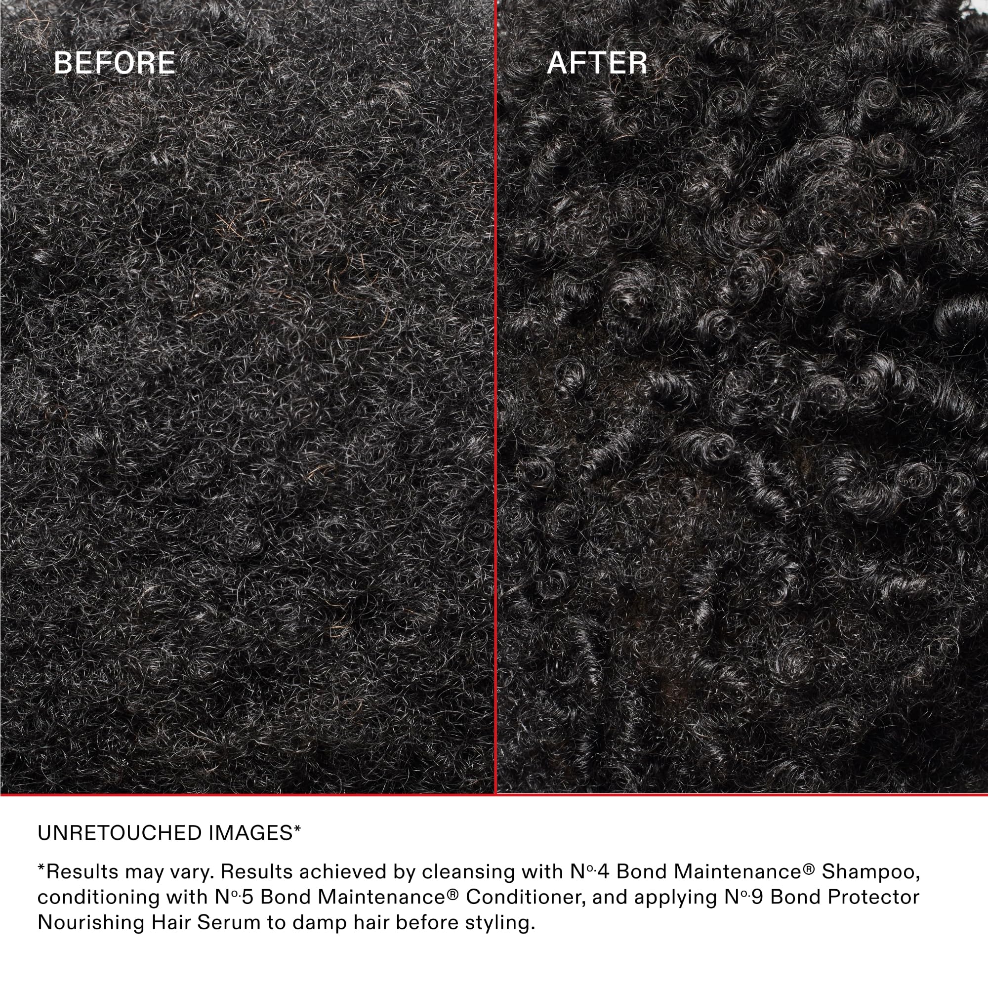 Olaplex Nº5 packaging close-up on eco conscious design and ingredients.