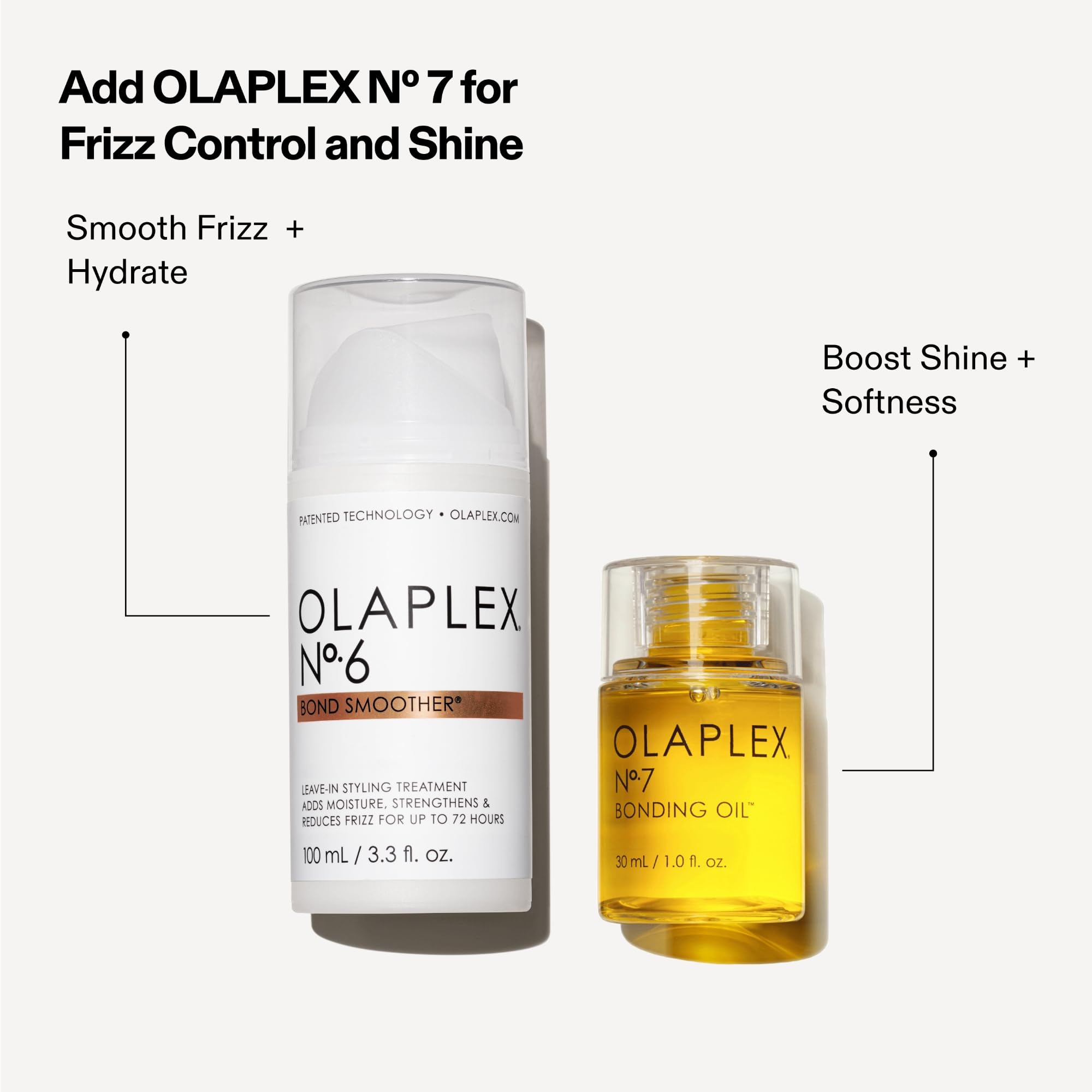 Olaplex N°6 Bond Smoother ready for styling to reduce frizz