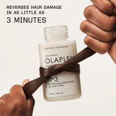 Olaplex No. 3 texture close-up shows creamy, easy-to-distribute formula