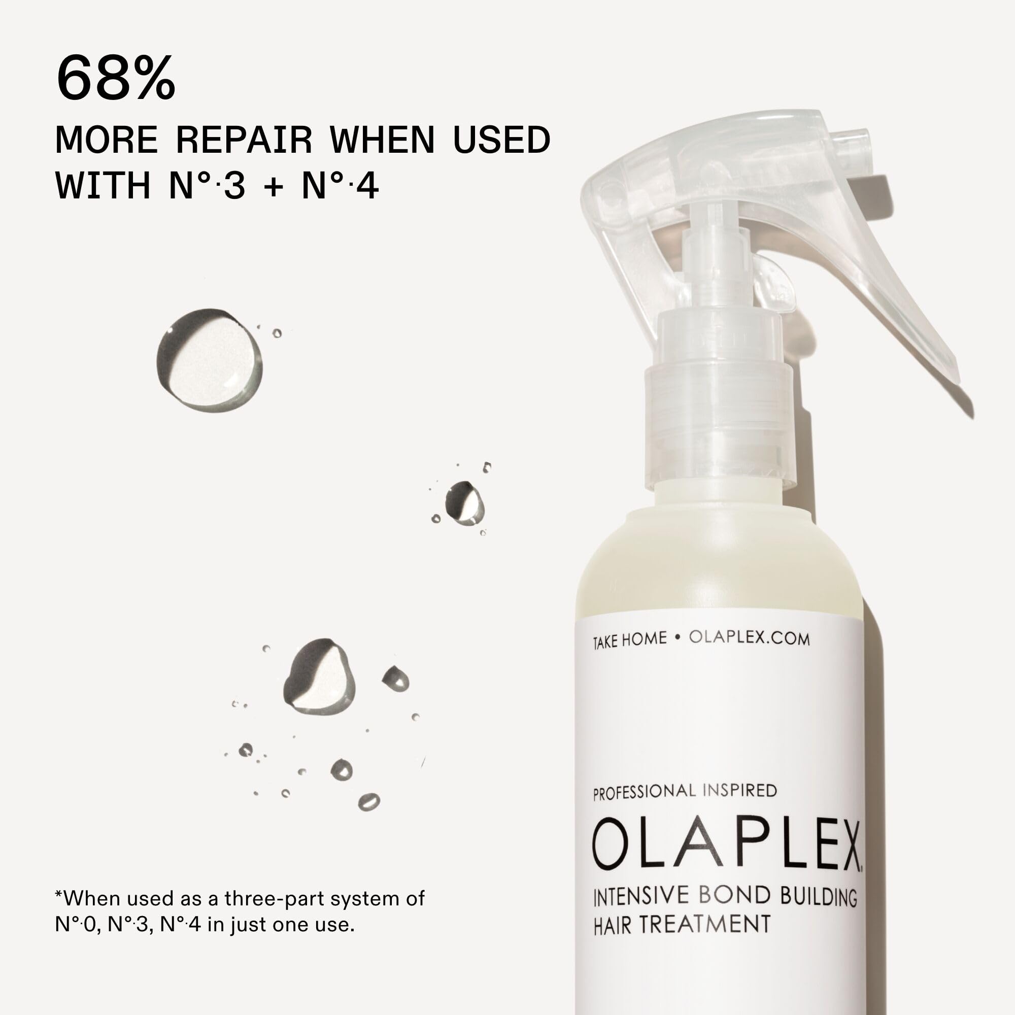 Olaplex No.0 bottle with nozzle for easy, targeted application.