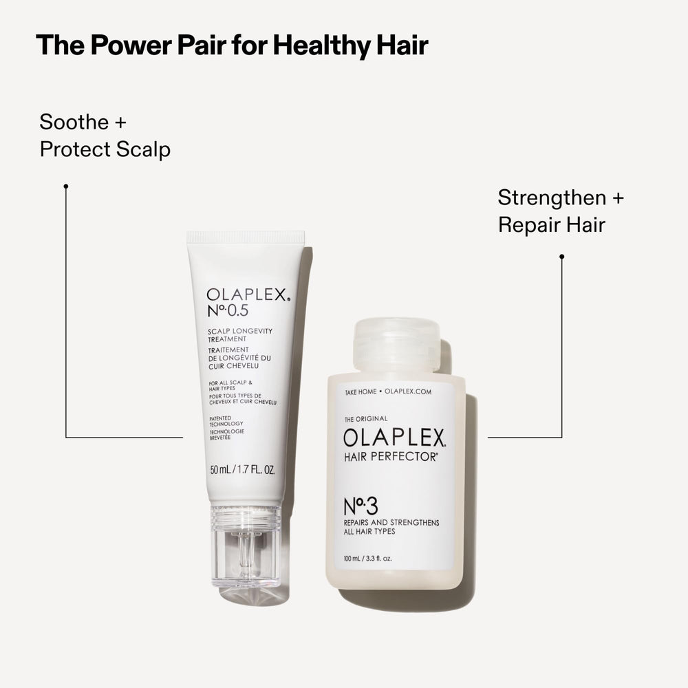 Olaplex No. 0.5 helps balance the scalp microbiome.
