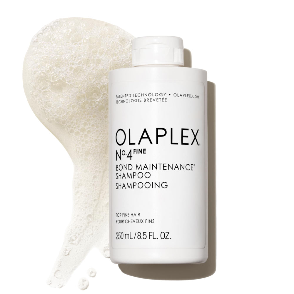 Olaplex No.4 FINE bottle pour for easy application and light cleansing