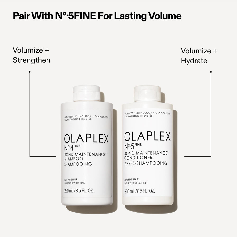Olaplex No.4 FINE detangling action smooths and reduces snags