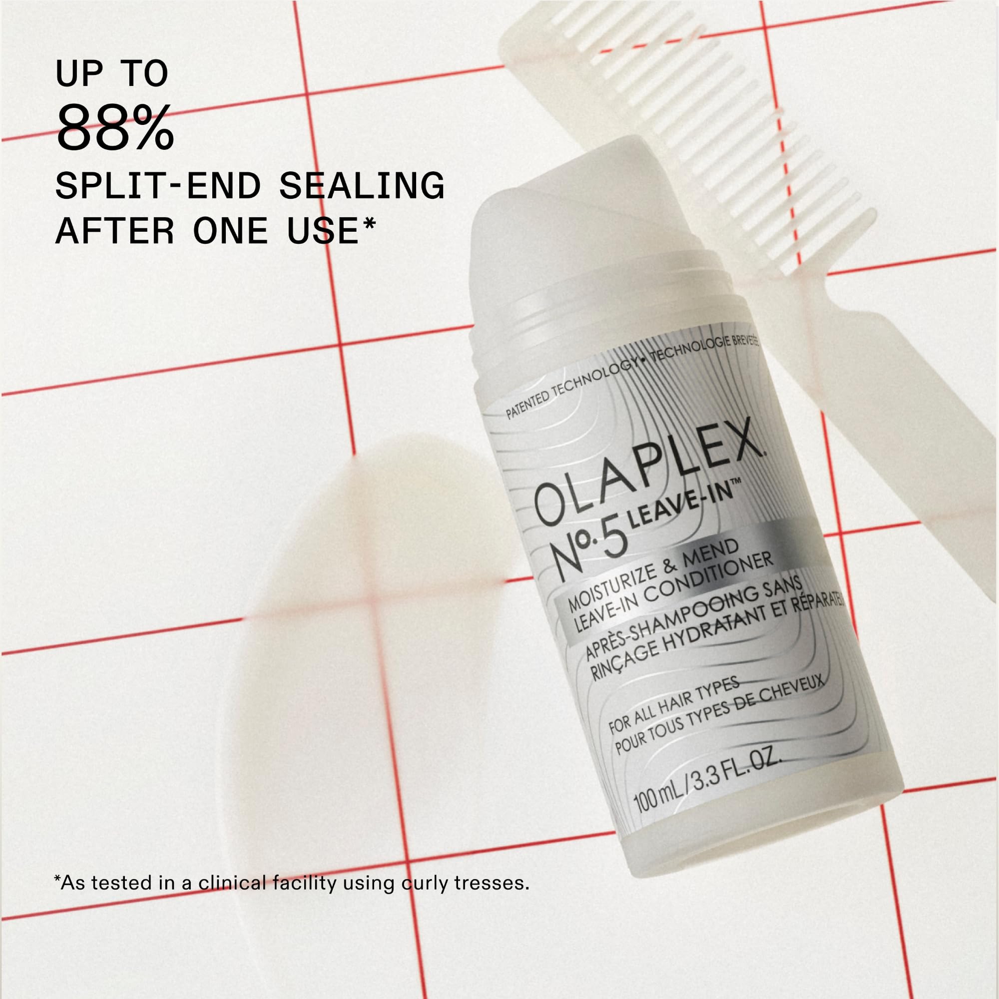 Olaplex No.5 texture close-up highlighting the gel-creme consistency for hydration