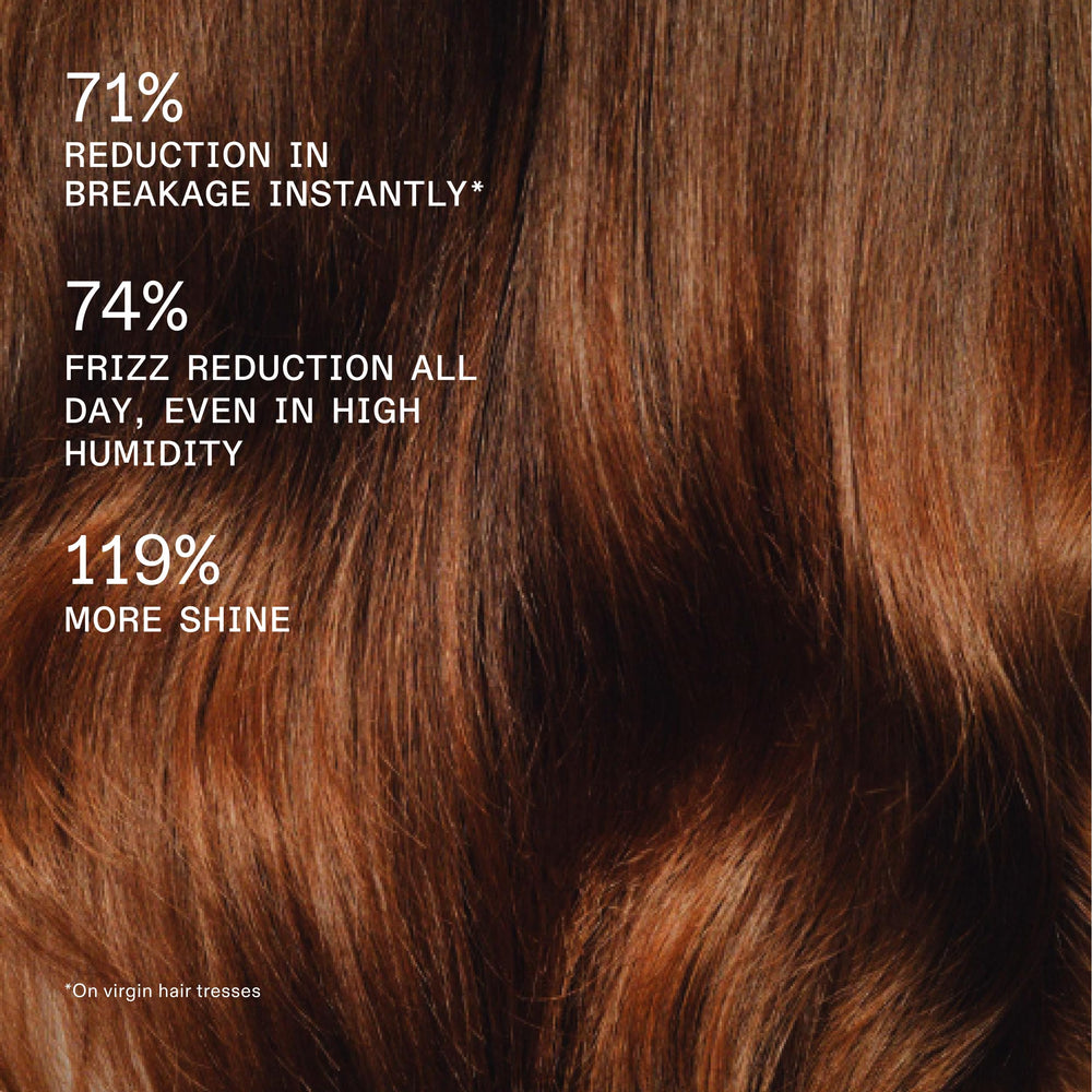 Olaplex Rich Hydration Mask application on hair for sealing cuticles