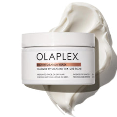 Olaplex Rich Hydration Mask jar front view emphasizing hydration benefits