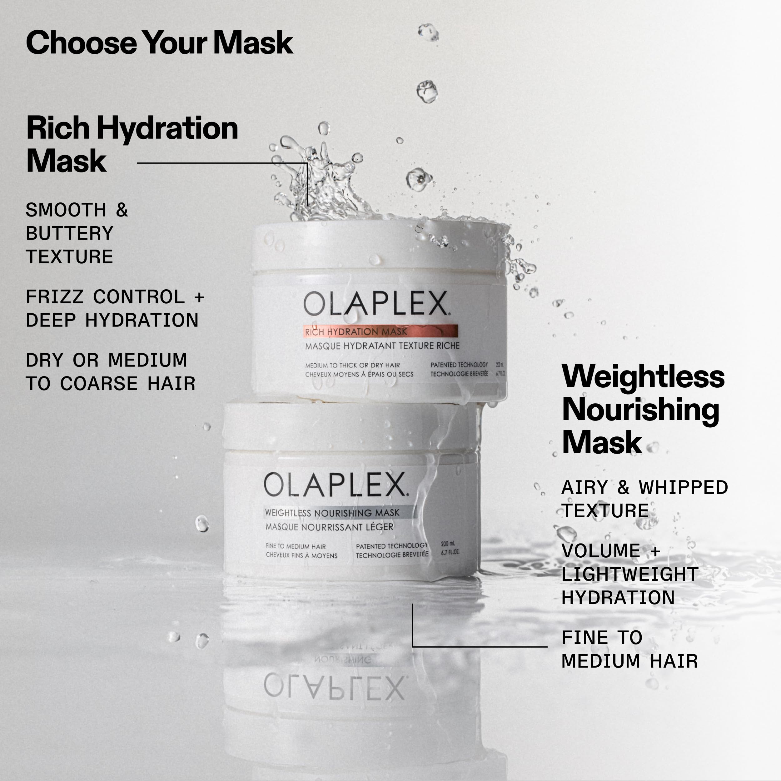 Olaplex Weightless Nourishing Mask shine on bleached hair