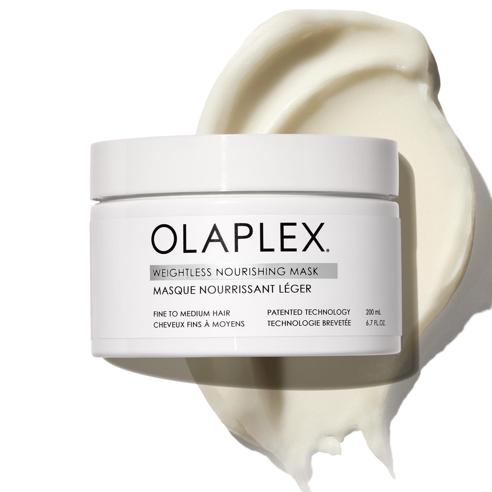 Olaplex Weightless Nourishing Mask bottle front showing lightweight hydration benefits