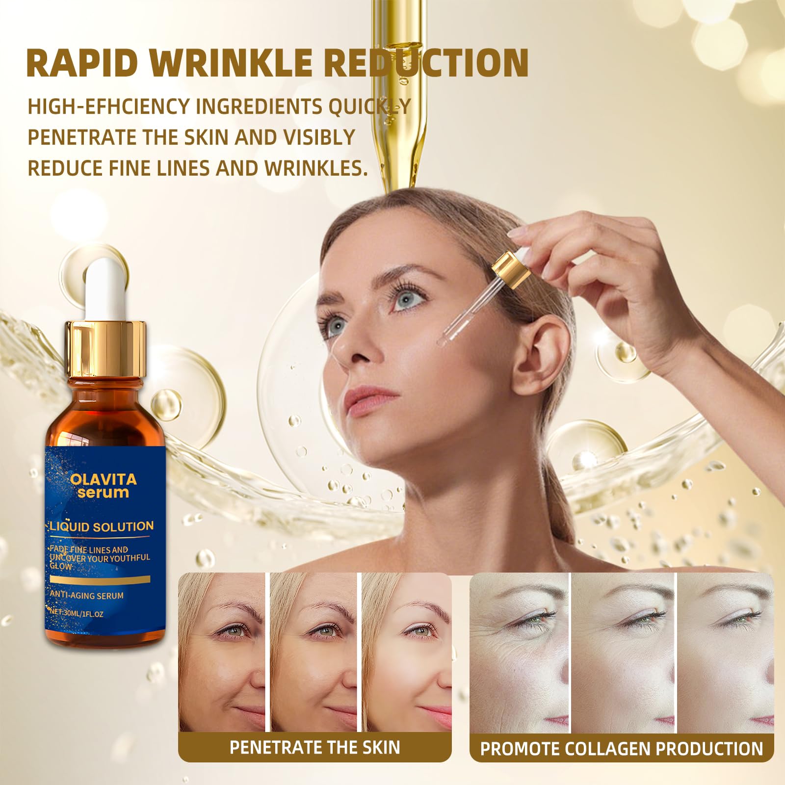 Olavita Serum packaging two-pcs showcasing value and easy regimen integration