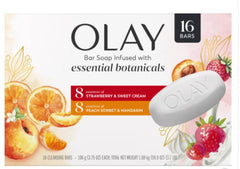 Olay Botanical Bliss bar soap strawberry sweet-cream packshot for refreshing cleanse and scent joy