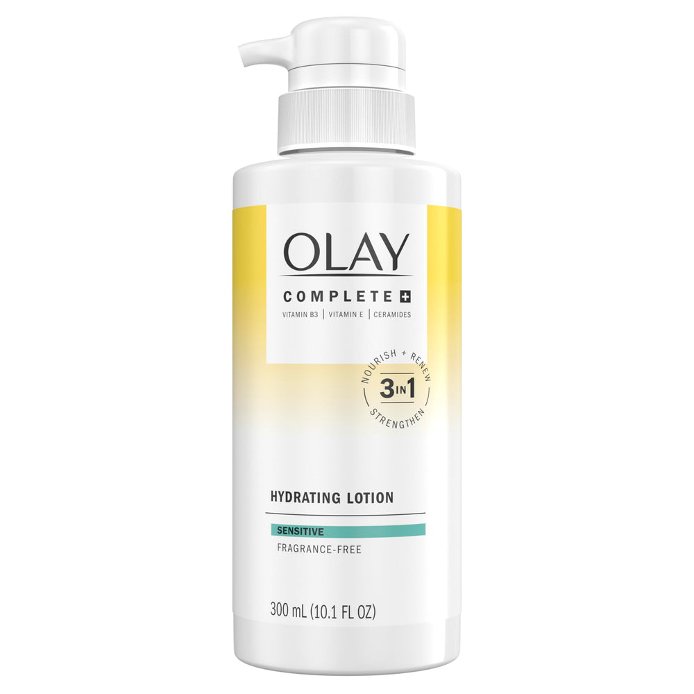 Olay Complete+ hidratante sin fragancia en botella para uso diario