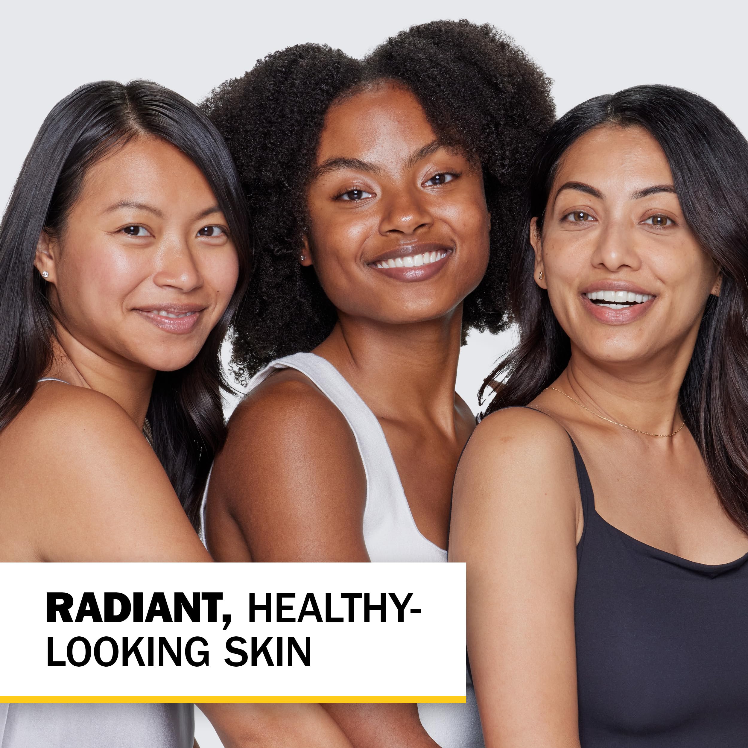 Olay Complete+ morning and night routine shot emphasizing easy daily use.