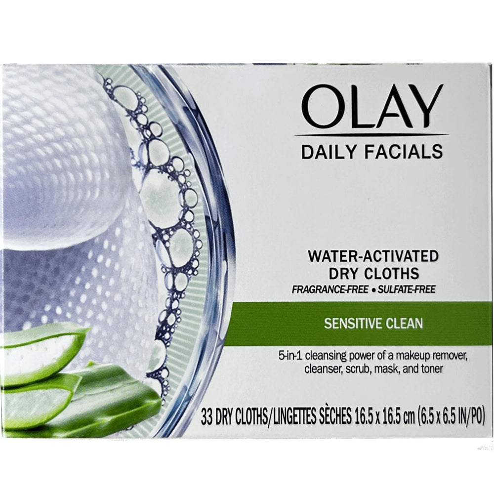 OLAY Daily Gentle Clean cloths support quick on-the-go cleansing routines.